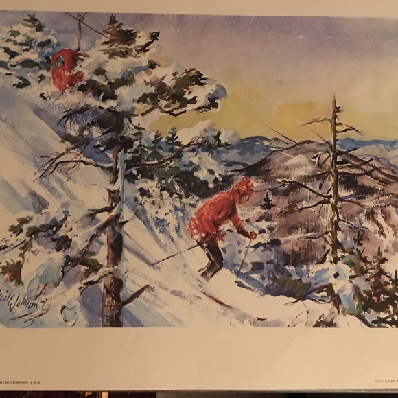 Print Cecile Johnson's watercolor painting "Killington, Vermont." - Picture 4 of 6